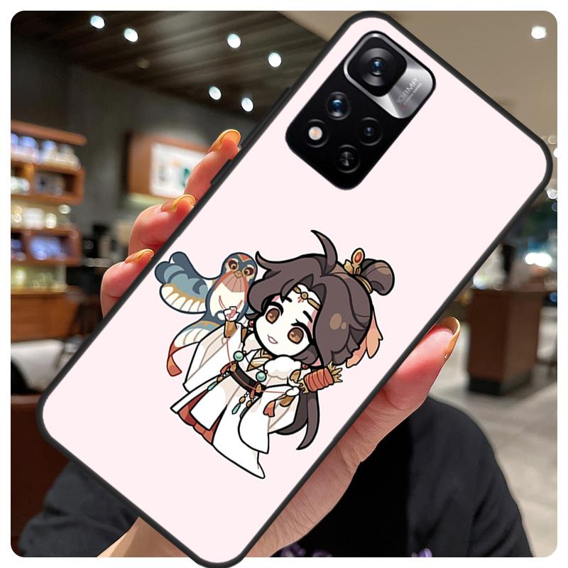 Tian Guan Ci Fu hua cheng xie lian For Redmi Note 11 Pro Case For Redmi Note 12 8 9 10 Pro 8T 9S 10S 11S 12S 12C 9C 10C Coque