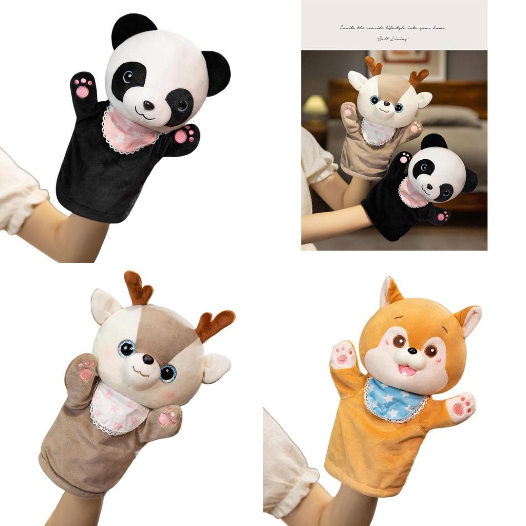Cute Animal Finger Puppets For Kindergarten Performances Interactive Plush Toys For Parent-child Bonding