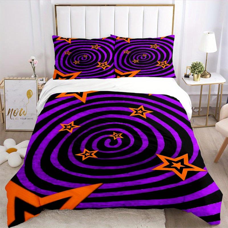 3pcs Starburst Pattern Bedding Set, Breathable and Soft, Suitable for All Seasons, Ideal for Home Use, Suitable for Bedroom Decor 21138