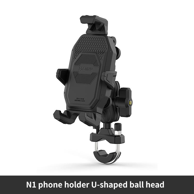 Customizable Shockproof Waterproof Bike Phone Mount Mirror Mount Phone Holder for Motor Scooter,  Anti-slip Phone Holder Bike Manual clip