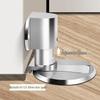 Zinc Alloy Magnetic Rotating Door Stop - Silent, Adjustable, Punch-Free, Anti-Collision.