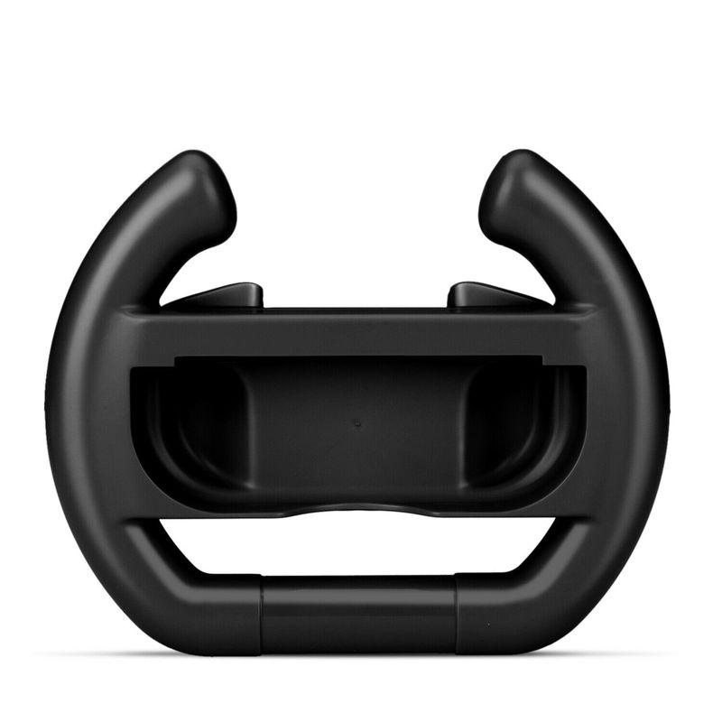 

2 шт. рулевое колесо Nintendo Switch Joy-Con, гоночное колесо, тележка Mario, комплект из 2 шт. чёрный