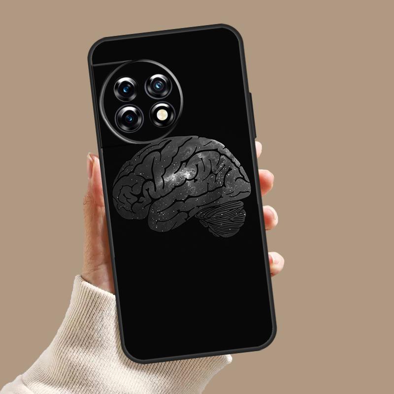 Brain Art Case For OnePlus Nord 5 CE 4 3 Lite N20 N30 OnePlus 15 13 12 11 8 9 10 Pro 12R 13T 13R Cover
