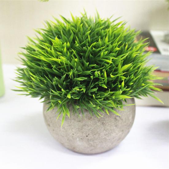 Umělý květináč rostlina tráva papírová buničina květináč Bonsai Ornai Garden Decor Decor