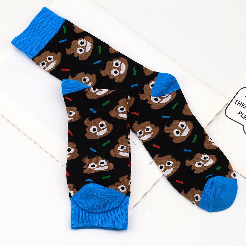 New Arrival High Quality Combed Cotton Men Polka Dot Strip Happy Socks  Color  Designer Casual Novelty Dress Business
