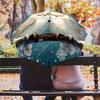 Owl  Pattern, Automatic Folding Umbrella, Portable and Foldable Design, 8 Ribs, a Christmas or Birthday Gift.