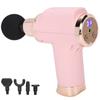 Mini Muskelmassagegerät Elektrisches Schulter-Nacken-Arm-Tiefenentspannungs-Massagegerät mit 5 KöpfenPink