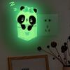 Red Panda Sleep Glow-In-The-Dark Switch Wall Stickers Bedroom Living Room Decoration Self-Adhesive Wall Stickers