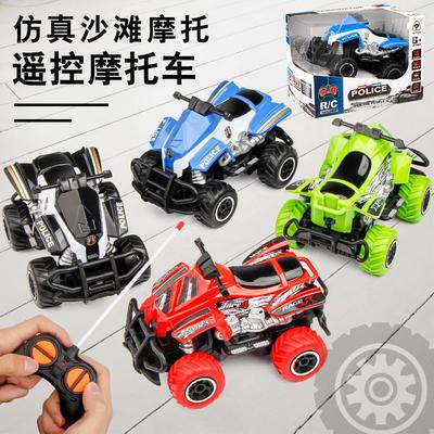Miniaturowy motocykl terenowy plażowy, symulator Monster Pickup elektryczny samochód zdalnie sterowany, dzieci 1:43 Samochodzik