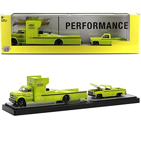 

M2 MACHINES Scale Auto Haulers Release 46 Chevrolet C60 Truck 1973 Chevrolet 164 1967 & Truck [Item] чорний