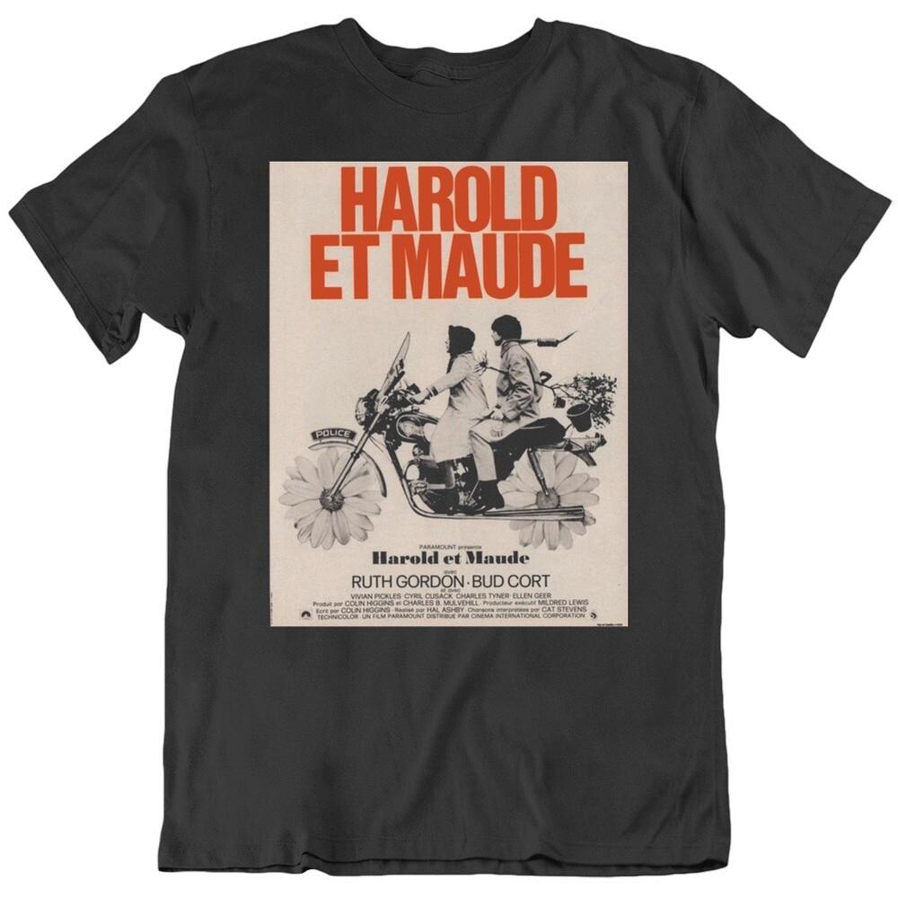 Harold And Maude French  Movie Poster T Shirt Unisex T-Shirt L