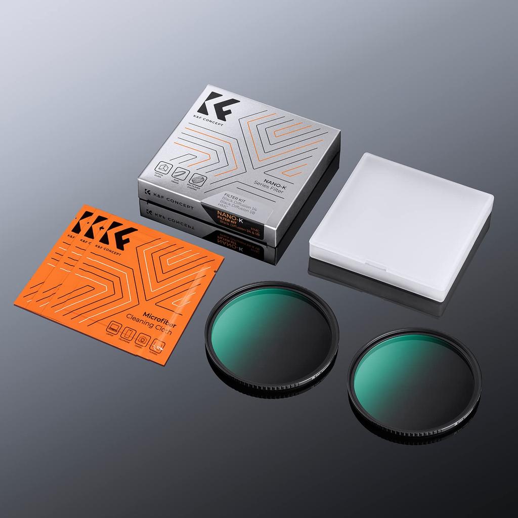 Concept 67mm Black Mist Filter Soft For Contrast Soft Delineation 18 Layer Nano Coating On Both Aviation Aluminum Thin Water Oil Compatible K&F