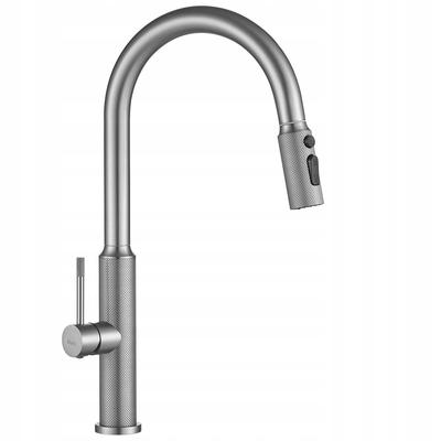 Master Brushed Nickel Kitchen Faucet with Quilted Pull-Out Spout