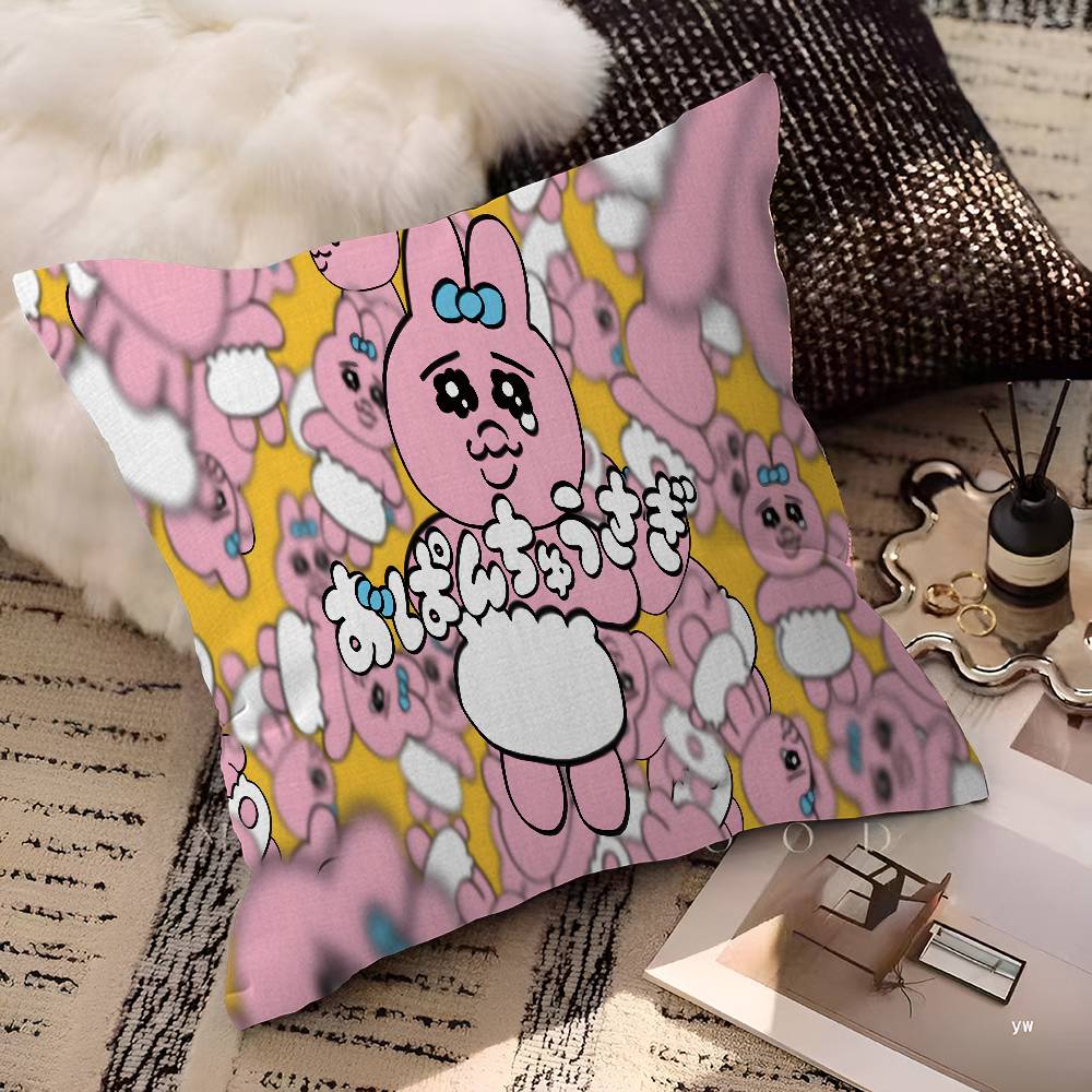 OOpanchu Cute Usagi Cushion Cover Decorative Pillow Sofa Home Decor Case Pillow Cases