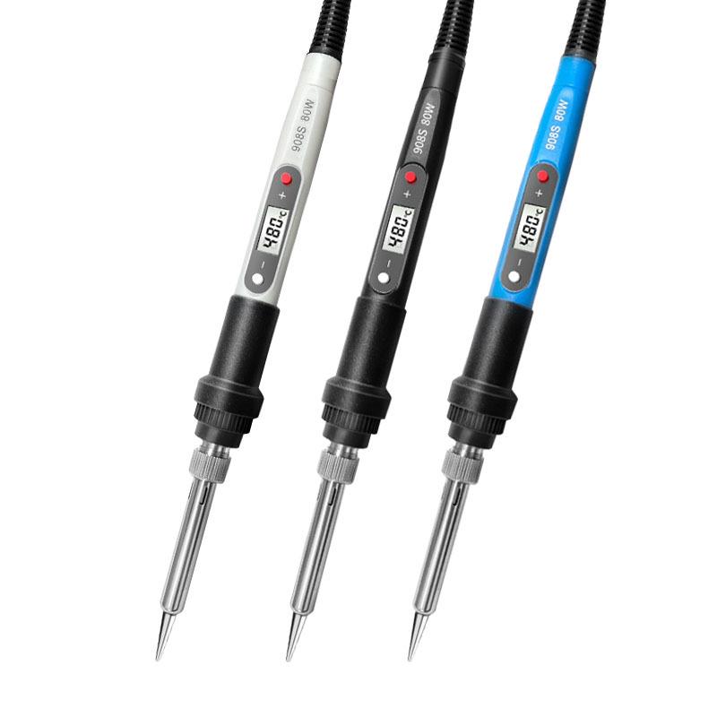 80W Digital Display Adjustable Temperature Soldering Iron for Household Use - Internal Heating & Constant Temperature.