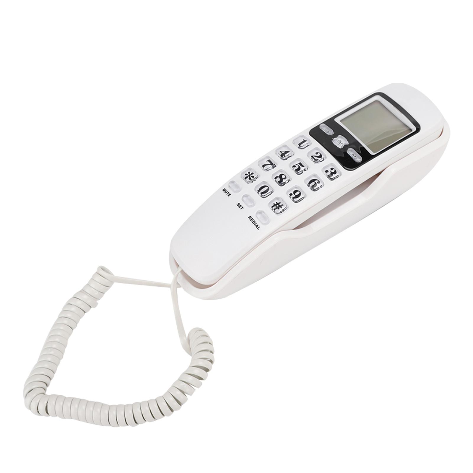 

KX T888CID Caller ID Display Home Office Telephone (UK Telephone Line with Random Color)(White ) белый