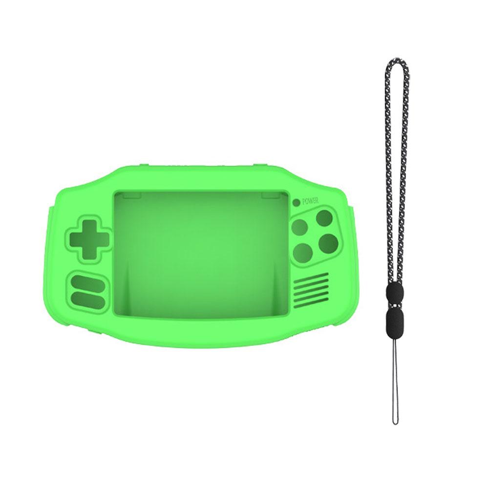 Silicone Protective Case For ANBERNIC RG34XX Game Console Case Drop Protection Simple Solid Color Protective Sleeve With Lanyard