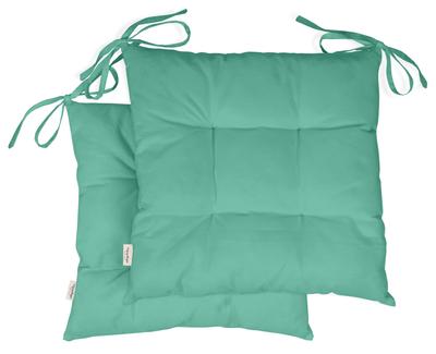 Set de 2 perne de scaun pătrate tuftate pentru interior/exterior, rezistente la apă, 19 inci