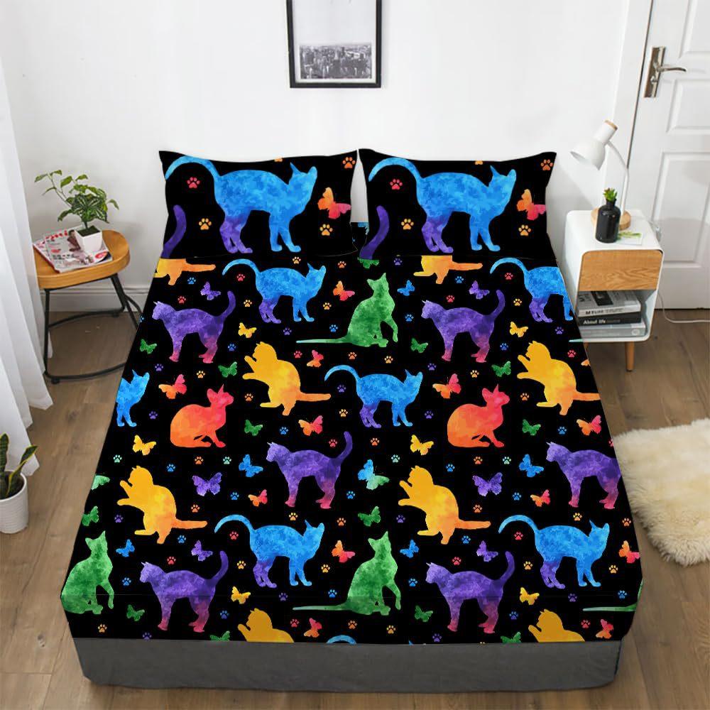 Gamepad Pattern Mattress Three-Piece Digital Printing Mattress Bedding Set Adult Children