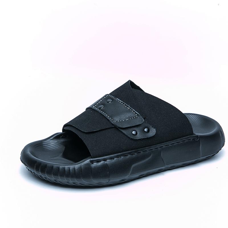 

Summer Men Young Fashionable Design Soft Sole Seaside Casual Slipper Outdoor Lightweigh Non-slip Comfortable Breathable Slippers 45