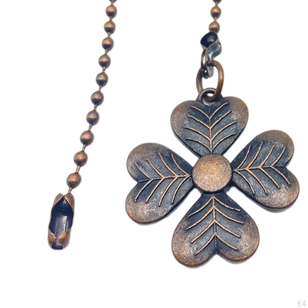 2 Pieces Ceiling Fan Extension Pull Chain, Light Ball Hanging Pendant, 18 Inch