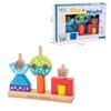 Kids Building Blocks Educational Toy Baby Color Cognition Wooden Set Assembly