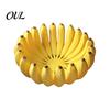 Contenant à Fruits Moderne Imprimé en 3D en Forme de Banane Plateau de Rangement, Support Bol Banane, pour Design Ludique Cuisine, Table à Manger & Entrée, Maison