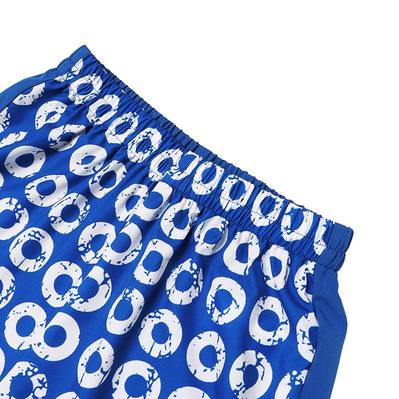 Damen-Sets in Übergröße, V-Ausschnitt, langärmlig, bedruckt, Oberteil und gerade Hose