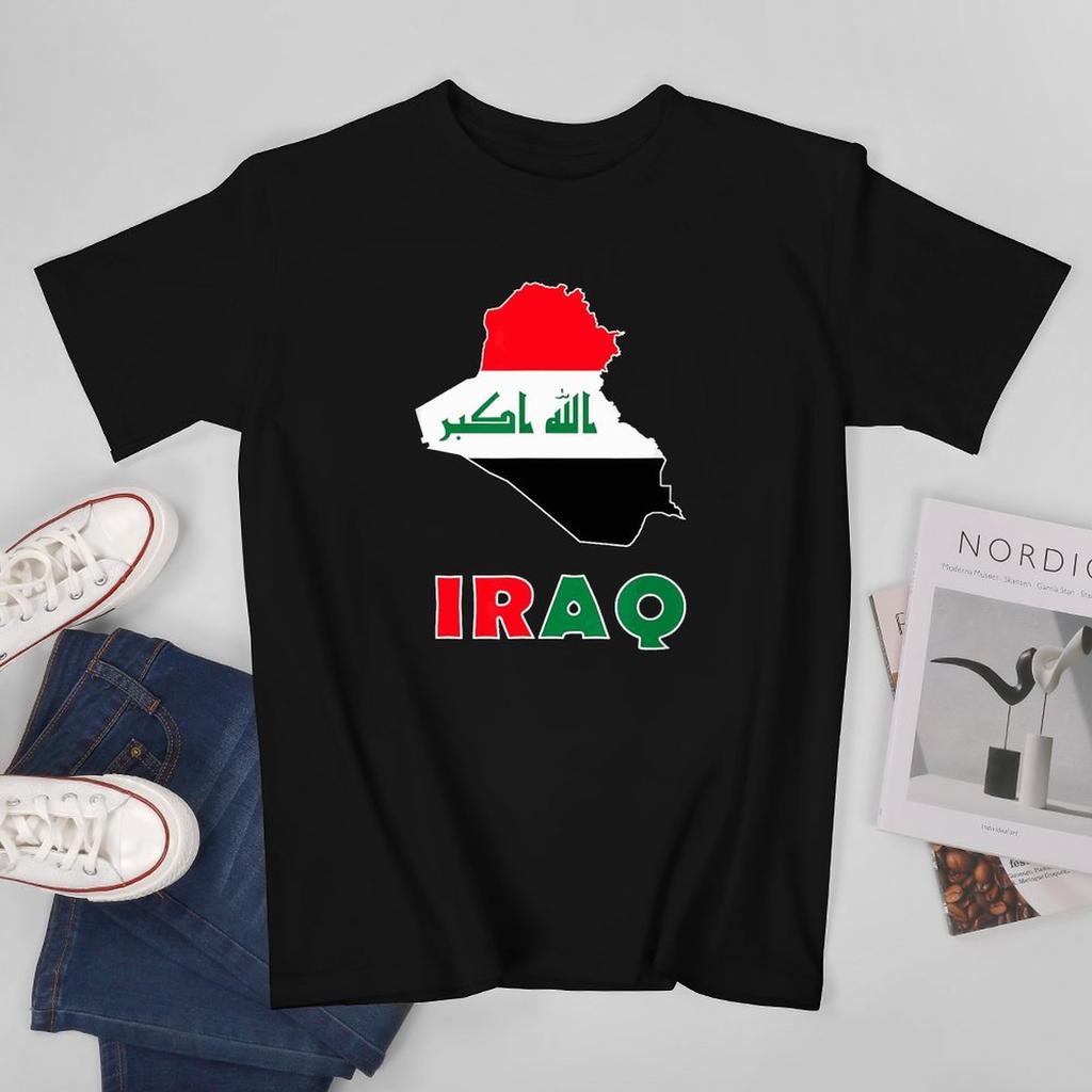 More Design Iraq Flag Iraqans Unisex Tshirt Tees Tshirt Oneck T Shirts Unisex Boys Clothing 100 Cotton