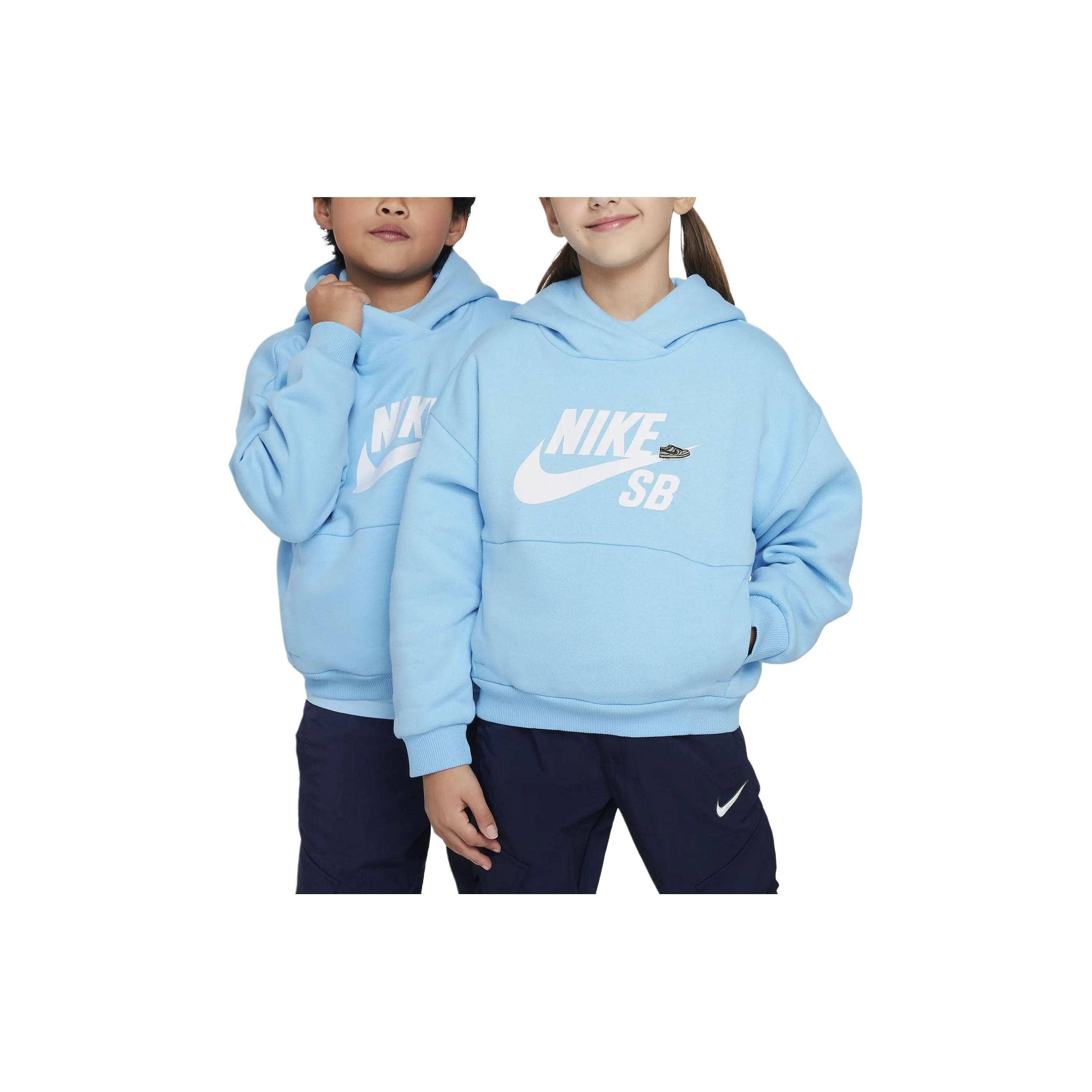 

Nike SB Icon Fleece Hoodie Kids hoodies Blue FD3154-407 XL
