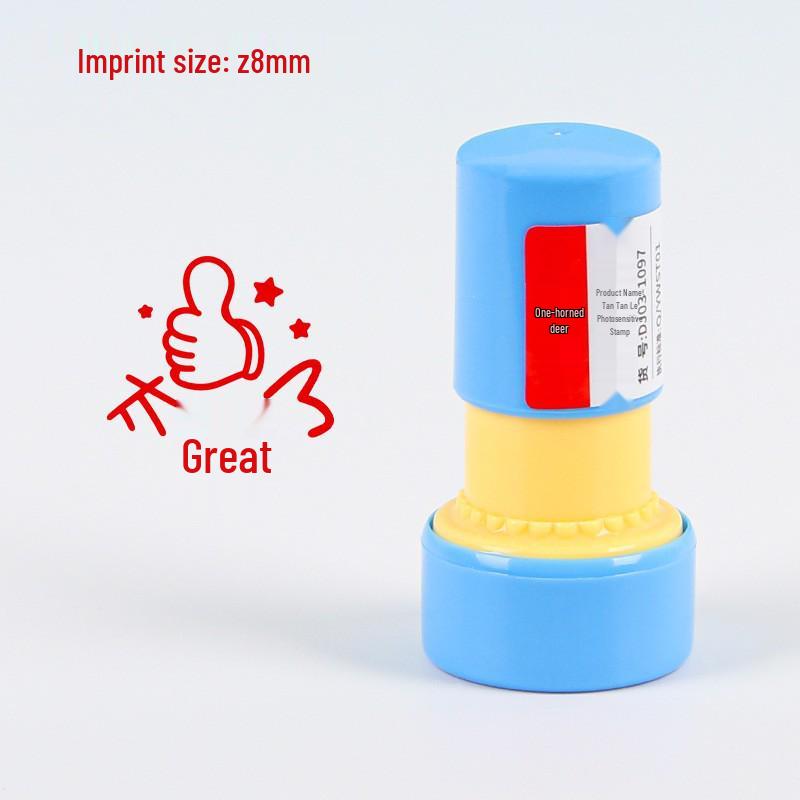 Creative DIY Reward Stamps for Kids - Ideal for Children's Day, Student and Kindergarten Prizes, Stationery Gifts