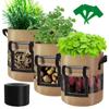 Nonwoven Felt Plant Grow Bags Fabric Garden Potato Pot Greenhouse Vegetable Growing Bags Moisturizing Vertical Tools