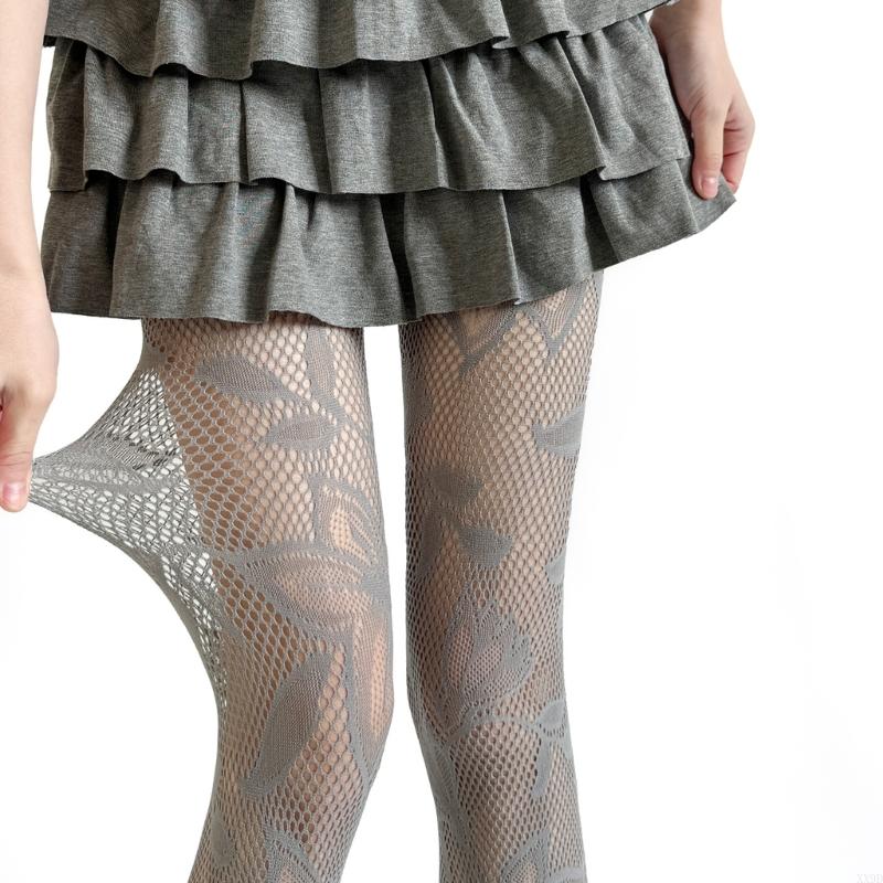Women'S Fashionable Mesh Tights With Floral Patterned Sheer Pantyhose Stockings For Everyday Use And Party Wear