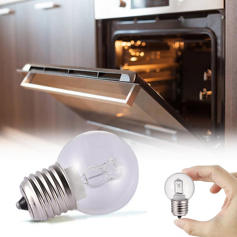 E27 40W 220V Warm White Oven Cooker Bulb Lamp Heat Resistant Light 500 Celsius Tungsten Light For Household Supplies