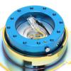 NRG Innovations Steering Wheel Quick Release Adapter Gen Blue Chrome Ring SRK-250BL-MC 2.5 Body/Neo