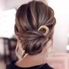 Baguettes à Cheveux Élégantes en Métal Pinces à Cheveux Françaises pour Femmes Épingle à Cheveux en Forme de U Mode Accessoires Bijoux de Cheveux Vente en Gros