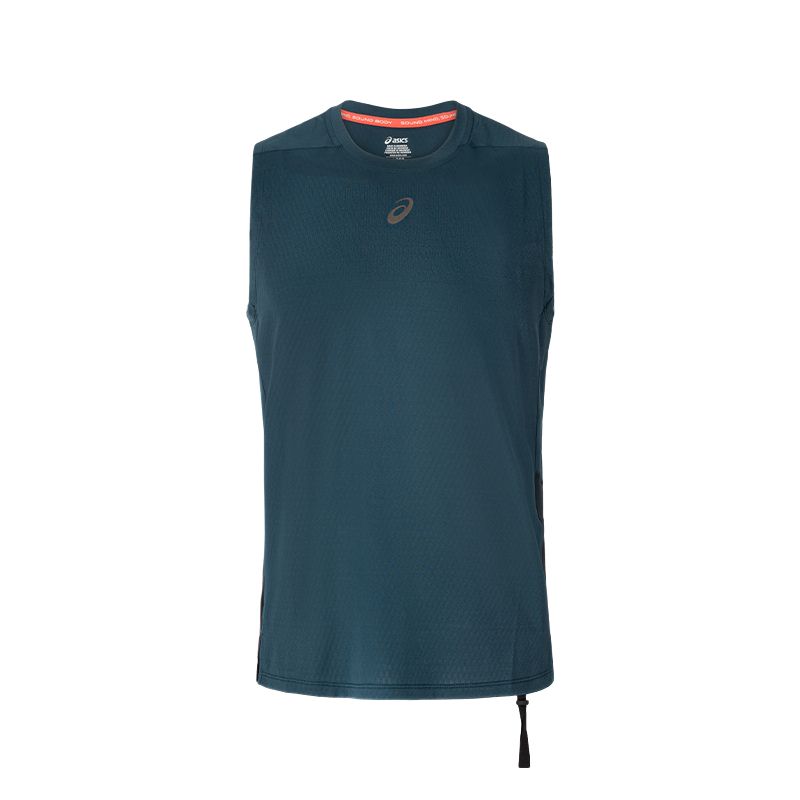 

Asics Actibreeze Breathable Pullover Round Neck Sports Casual Vest Men Vests Dark-Green 2011D263-300 M