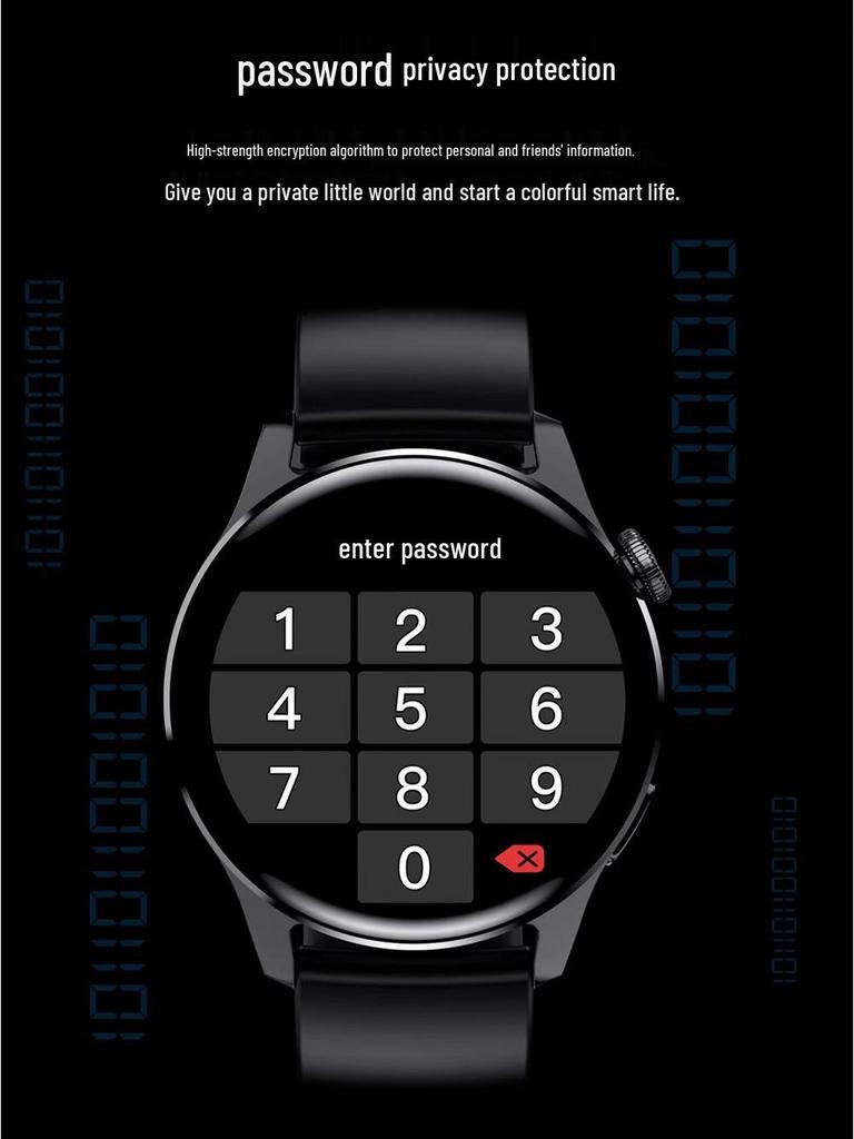 2025 Huqiangbei GT4 Smartwatch with Health Monitoring & Bluetooth Calling