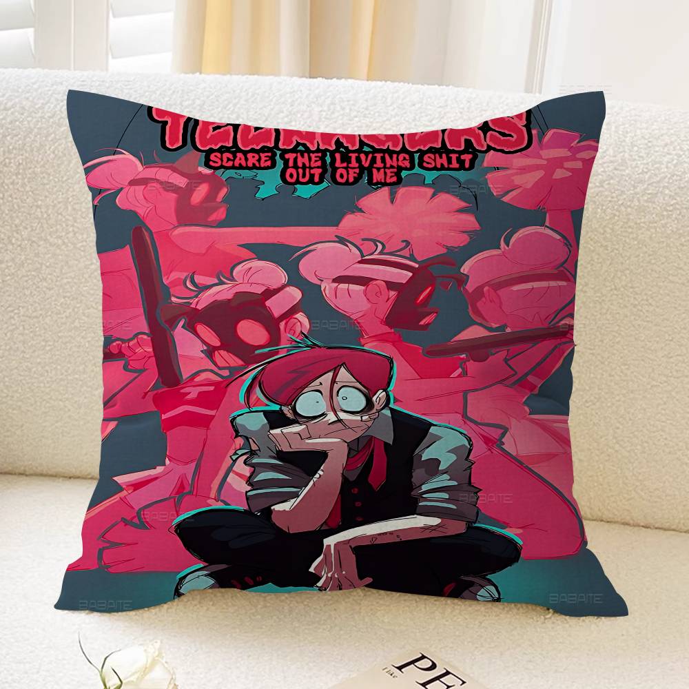 Popular Animation P-Psycho Cuties Cushion Cover Pillow Cover Decor Pillowcase Printed Cushion Case For Couch