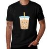 Boba Milk Tea Hungry Tshirt Everyday Wear Basic Short Sleeve Top