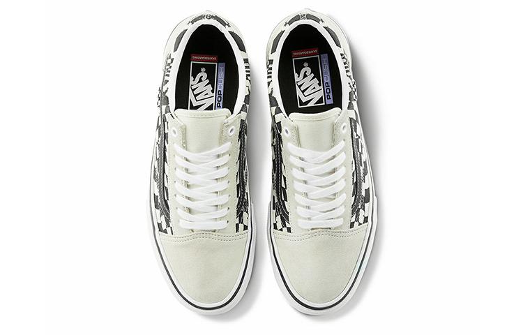 Old Skool Skate Vans 'Checkerwarp - Black White' VN0A5FCB9CU