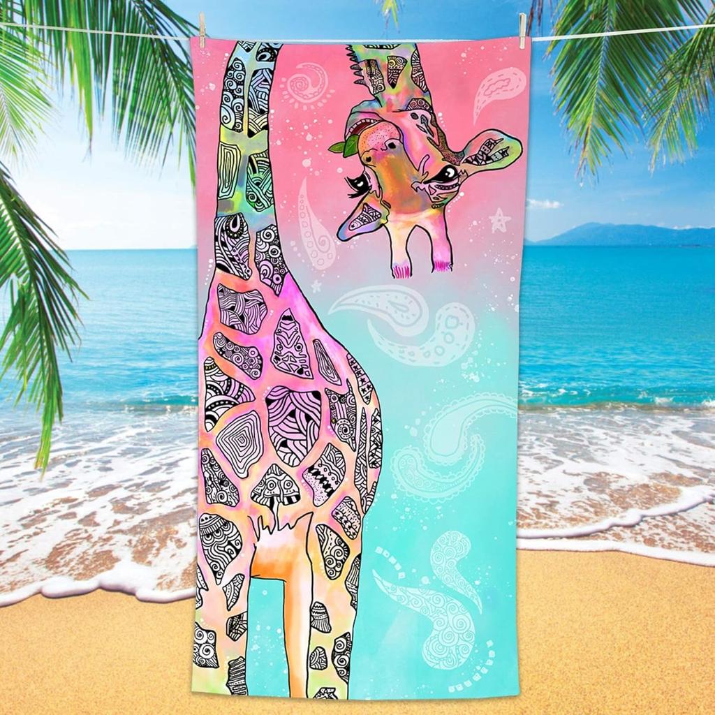 1 Stück Strandtuch Oktopus-Muster für Familienartikel Freunde Geschenke Schnelltrocknend Sandfrei Für Bad Yoga Tourismus Strand Camping Schwimmen