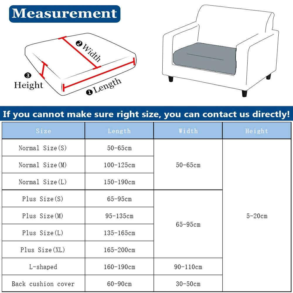 Jacquard Sofa Cover Solid Elastic Sofa Cushion Cover Living Room Washable Spandex Sofa Seat Slipcover Chaise Lounge Home Pets
