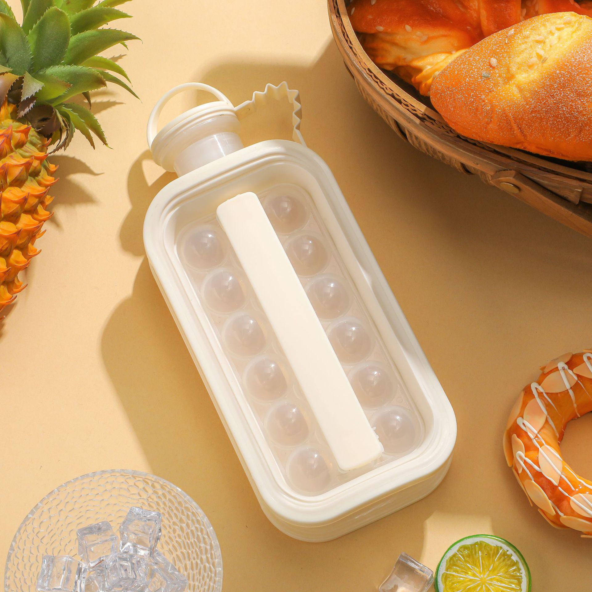

Ice Hockey Mold & Kettle: 2-in-1 Silicone Ice Cube Tray & Cold Drink Cup Individually Packaged with Color Box