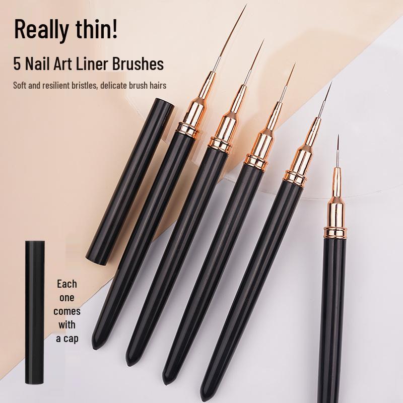 

Ultra-fine Nail Art Striping & Dotting Brush Set