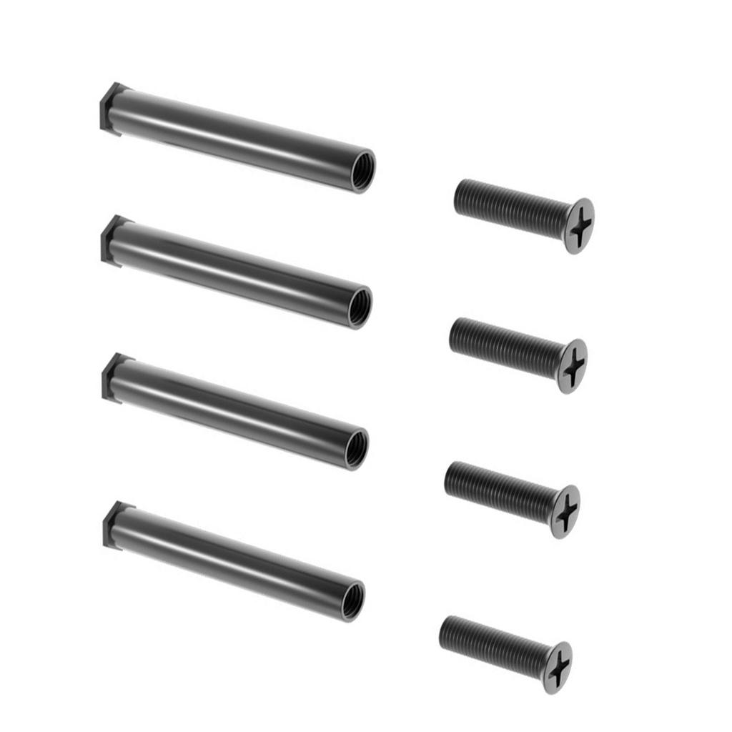 Set of 4pcs Quality Metal Screws for 25mm Thickness Computer Fan Flat Head Mount Quality Computer Replacement Screws