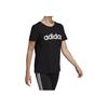 Adidas Sports Style Short Sleeve T-Shirt Women Tops Black DP2361