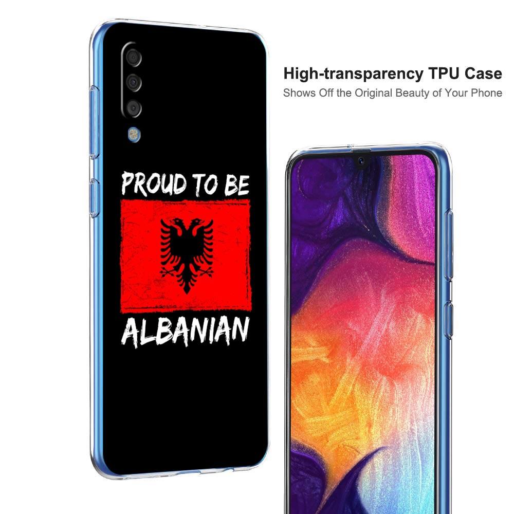 Albania Albanians Flag For Samsung Galaxy A14 Case A50 A70 A30 A40 A20E A10S A20S A02S A04S A12 A22 A32 A34 A42 A52 5G A54 Cover