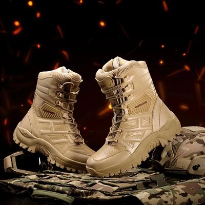 Fashion Winter Men's Boots Outdoor Anti-Slip Men High Help Hiking Boots Autumn Comfortable Men Work Safety Shoes Motocycle Boots Size 47