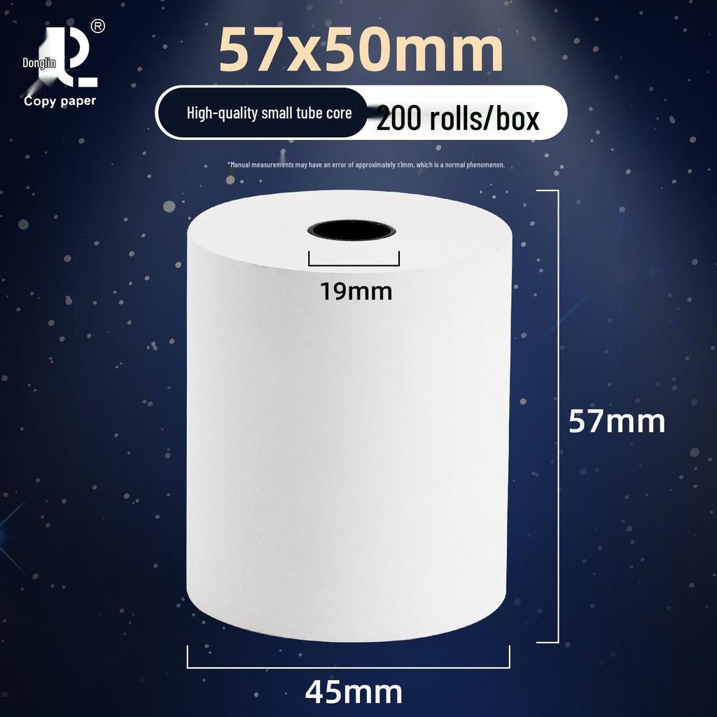 Thermal Receipt Paper 57x50 & 80x80 for Delivery & Supermarket Tickets